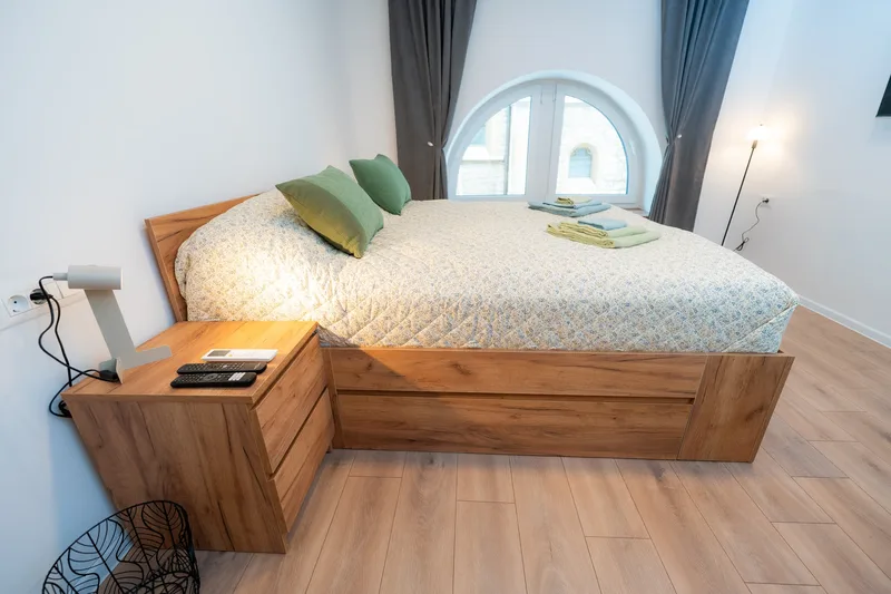 SoulHaus Mind apartment desk and wardrobe Sarajevo boutique accommodation